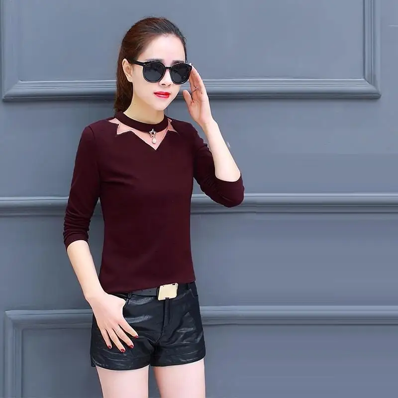Узкие Camisa Blusas 2018 Топы roupa Feminina Haut Femme Ropa Весна-осень-зима женщин с длинными