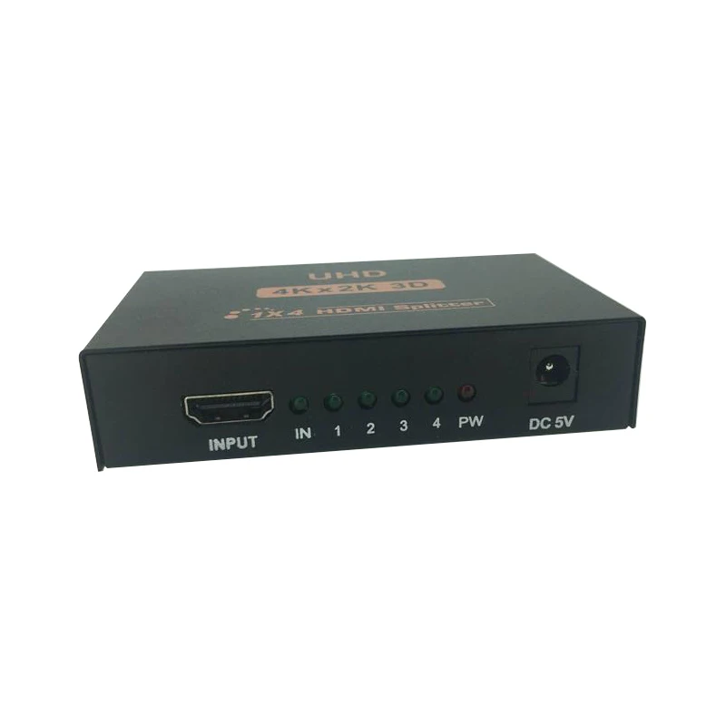 4K сплиттер UHD 3D HDMI 1X4 1X2 Переключатель усилитель повторителя для HDTV DVD PS3 Xbox|Кабели