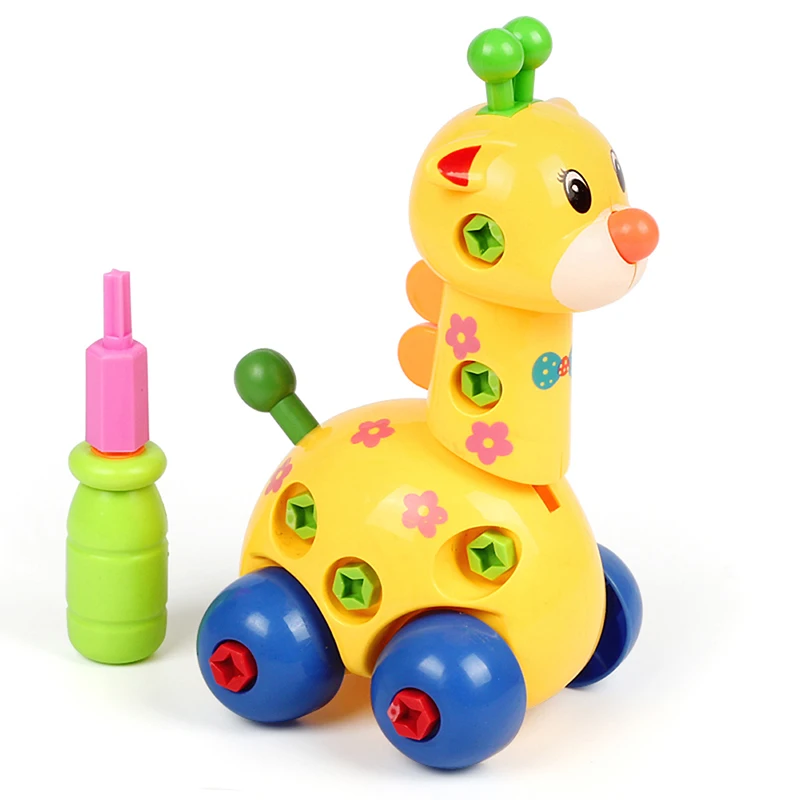 Новая детская головоломка с животными обучающая разборка мультяшная игрушка для