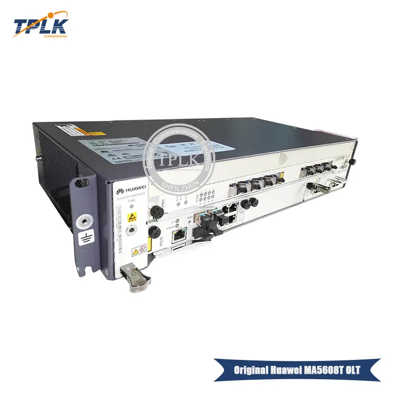 200 Гбит/с Соединительная панель 20 слот емкость Хуа Вэй GPON OLT MA5608T с 1*1G MCUD + MPWD(110 250v) 2