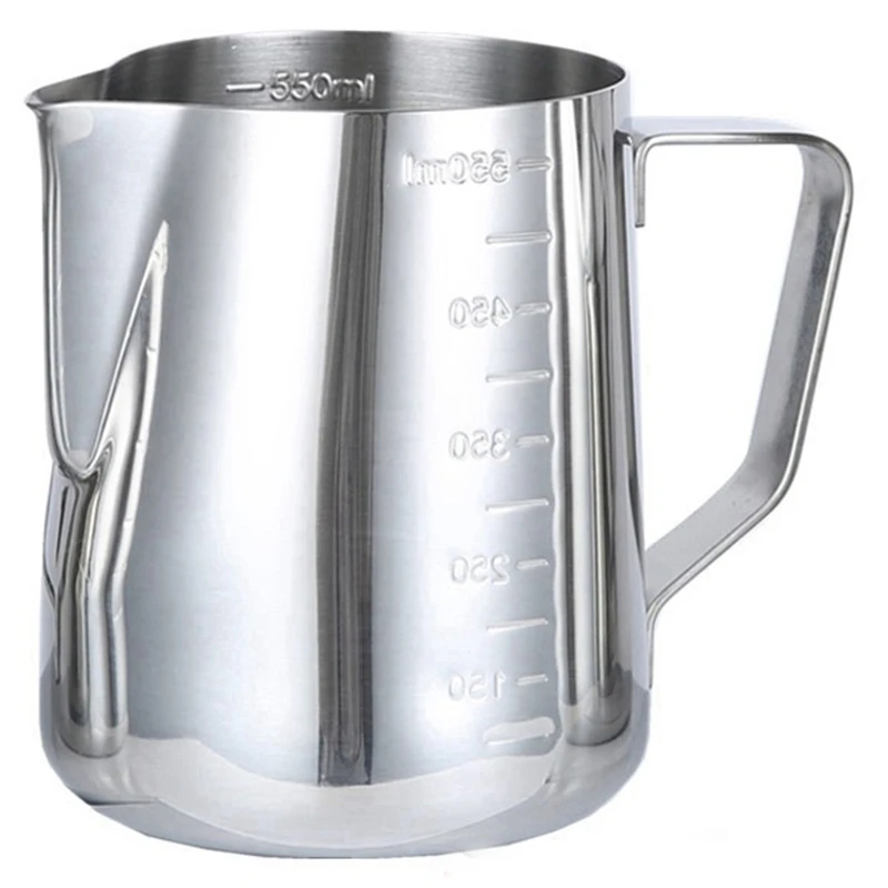 550 мл нержавеющая сталь кофе эспрессо кувшин бариста Кухня Ремесло весы латте