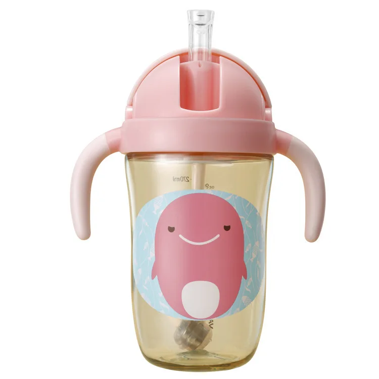 Детская соломенная чашка исследование пить чашки ребенок PPSU ребенка детский сад