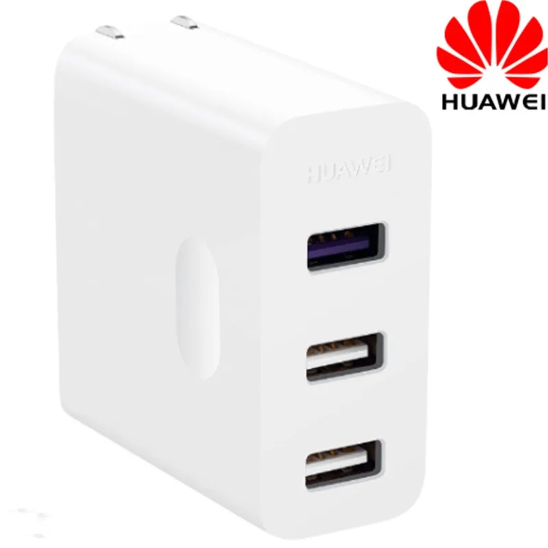 Origina Huawei supercharge зарядное устройство 3 USB порт Оригинал 5V 4.5A 22 5 W Max 100 240V для P20 Pro Mate 20