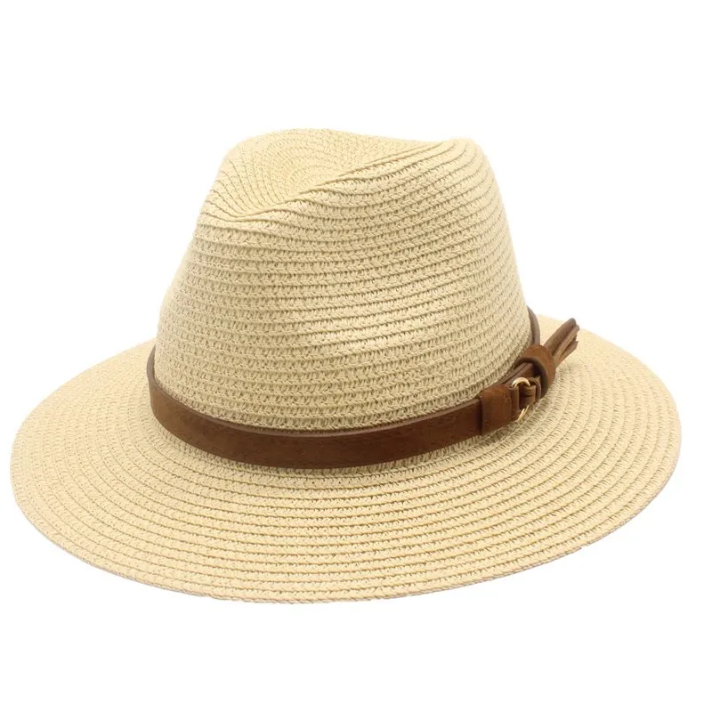 

Летние соломенные пляжные шляпы для женщин, пляжные шляпы с широкими полями, Панамская шляпа, chapeau Femme Paille Ete, chapeu Feminino