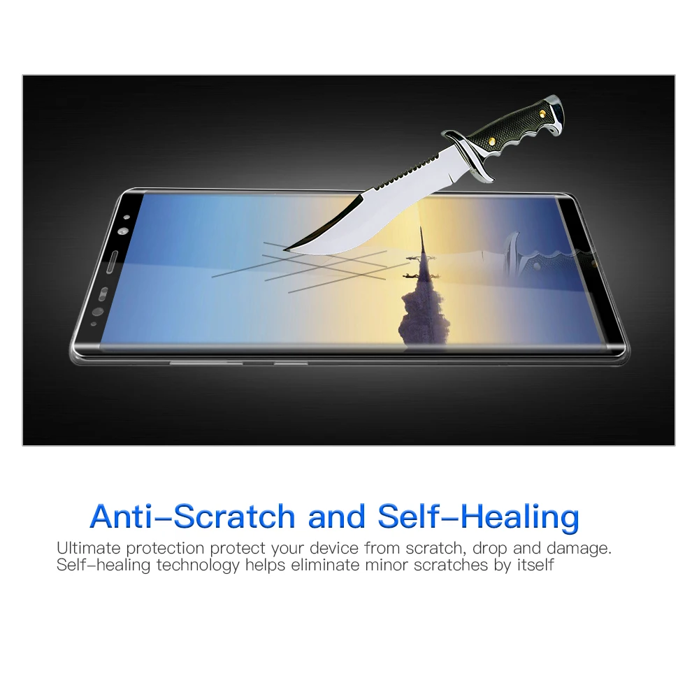3D полное изогнутое закаленное стекло для Samsung Galaxy S9 S8 Plus S7 S6 Edge Защитная пленка