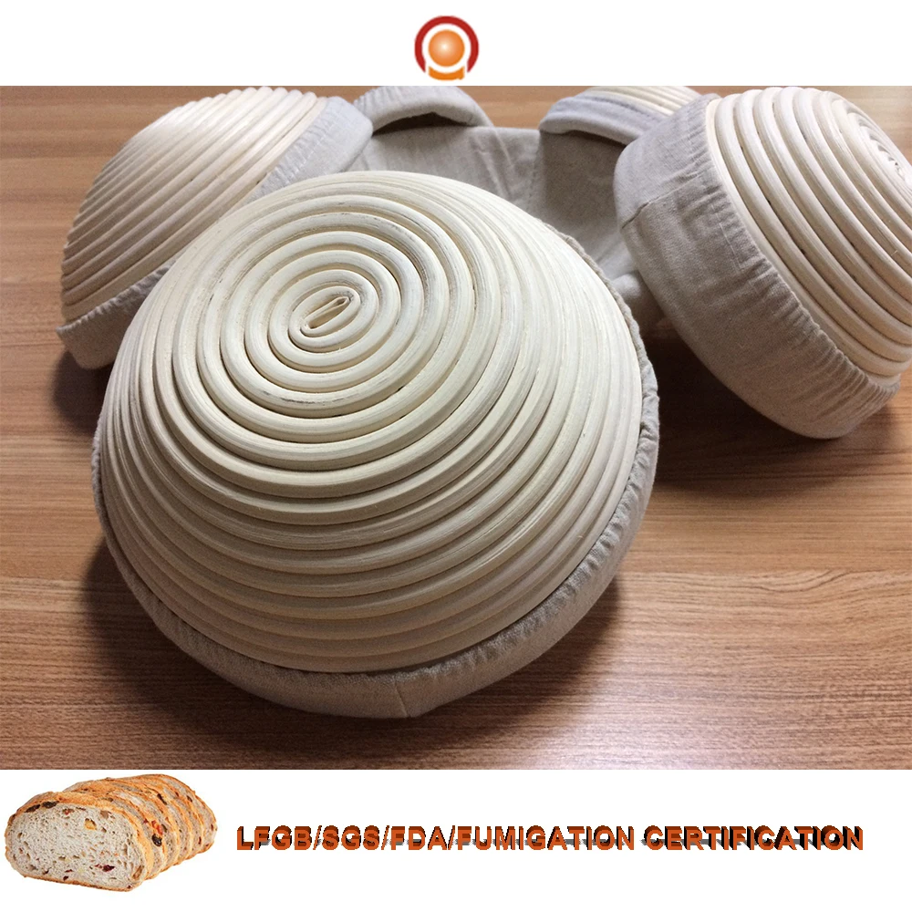 

Round shape 22X8.5CM/25X8.5CM dough rising basket bread proofing bowls banneton
