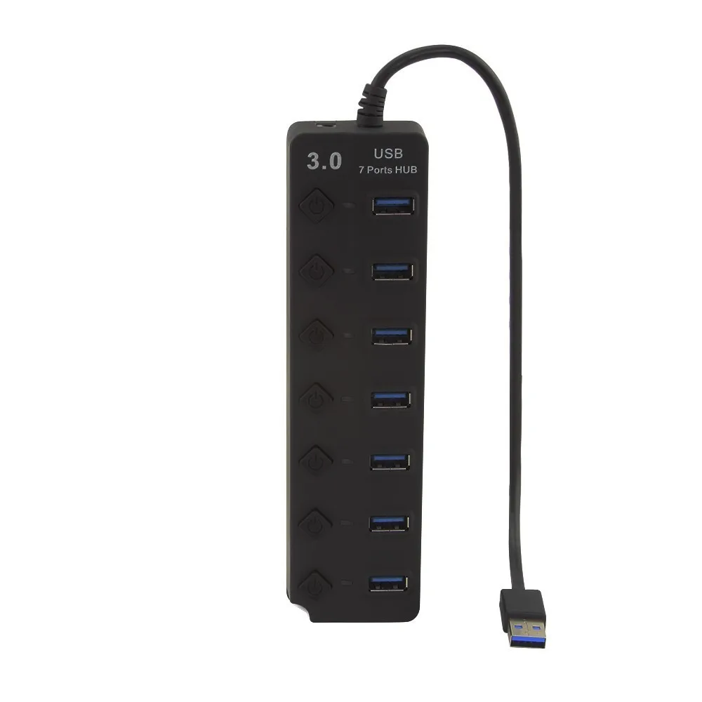 USB концентратор CHUYI 3 0 дюйма 7 портов 0|USB-хабы| |