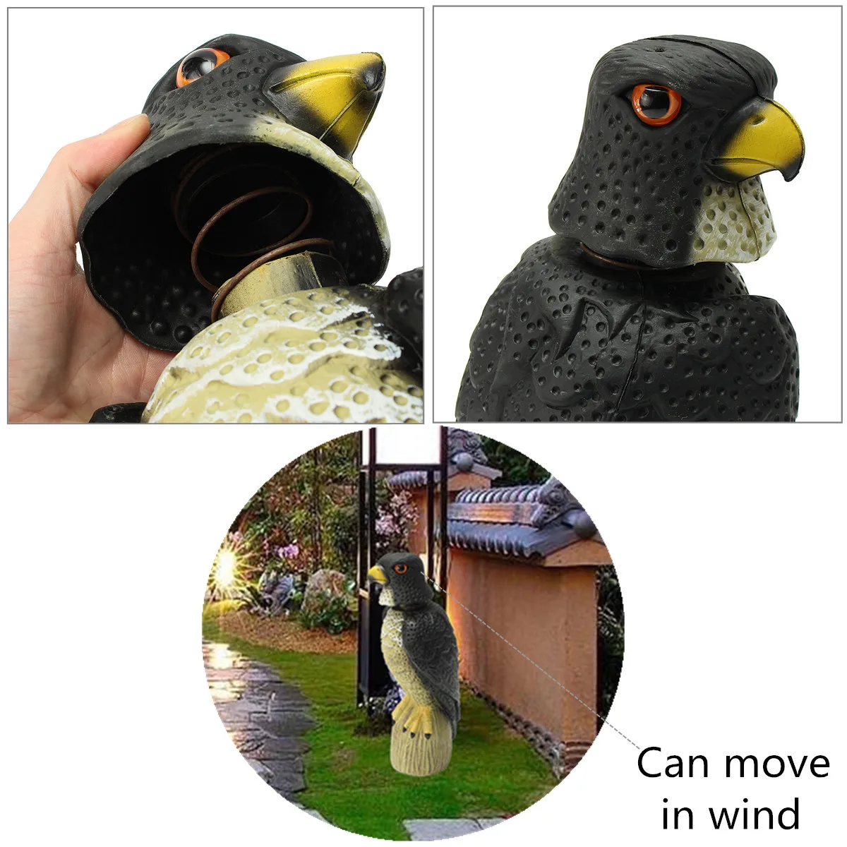 Искусственный Отпугиватель совы для охоты отпугивателей украшение сада