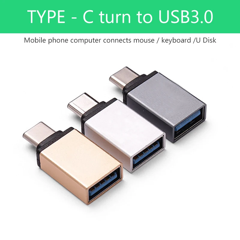 Тип C адаптер type-C к USB 3 0 OTG кабель конвертер для Xiaomi Mi 8 huawei One Plus 6 | Мобильные