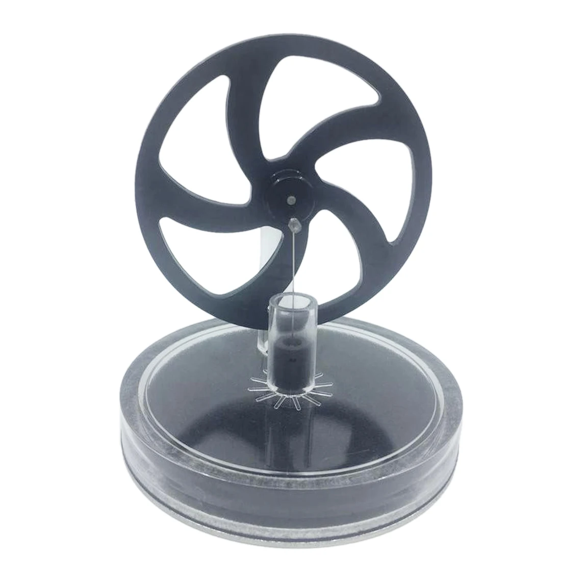 

New Teenager School Demonstration 11.3 cmTall Low Temperature Stirling Engine with Aluminium Alloy Baseplate Model Building