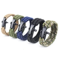 umbrella knitting hand rope fishing gear buckle outdoor camping rescue survival bracelet