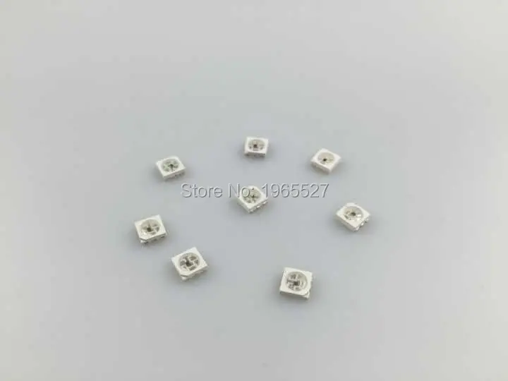 APA107 светодиодный чип 5050 SMD RGB APA102 6 контактов встроенный IC (обновление APA102) DC5V вход 0