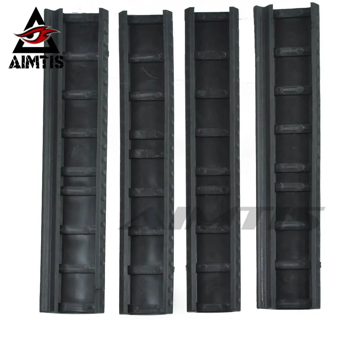 Резиновые направляющие крышки AIMTIS 4 шт. с линейным слотом подходит для AR15 M4 M16 223 5 56