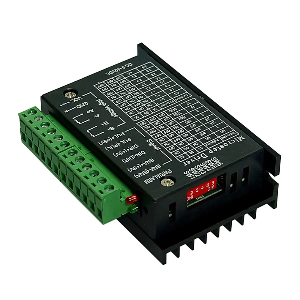 TB6600 4.0A Драйвер шагового двигателя 42/57/86 32 сегментов обновленная версия 42VDC для