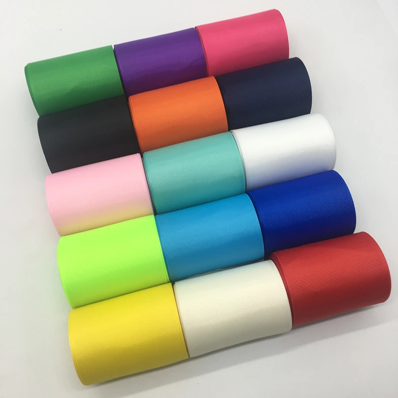 5 ярдов 3 &quot75 мм Grosgrain ленты лук волосы вечерние Свадебные Рождественские