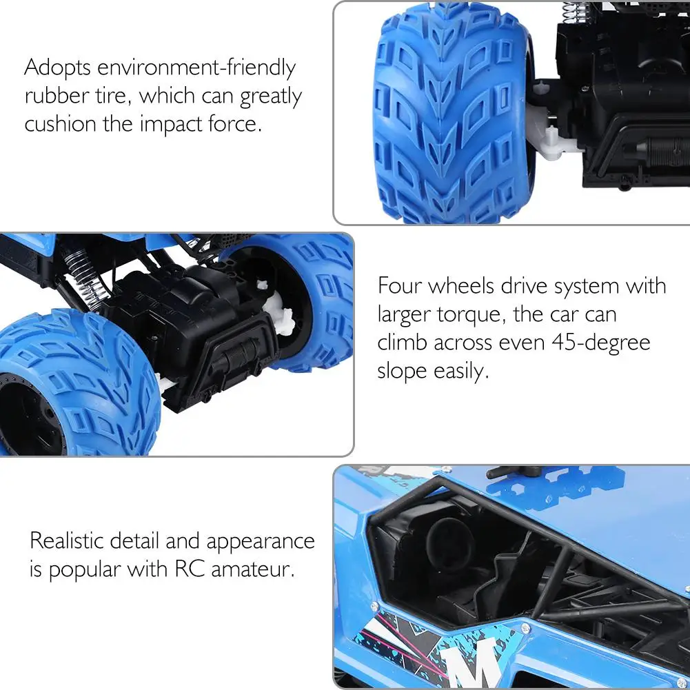 1/12 Масштаб 2 4 GHz RC внедорожный автомобиль 4WD пульт дистанционного управления