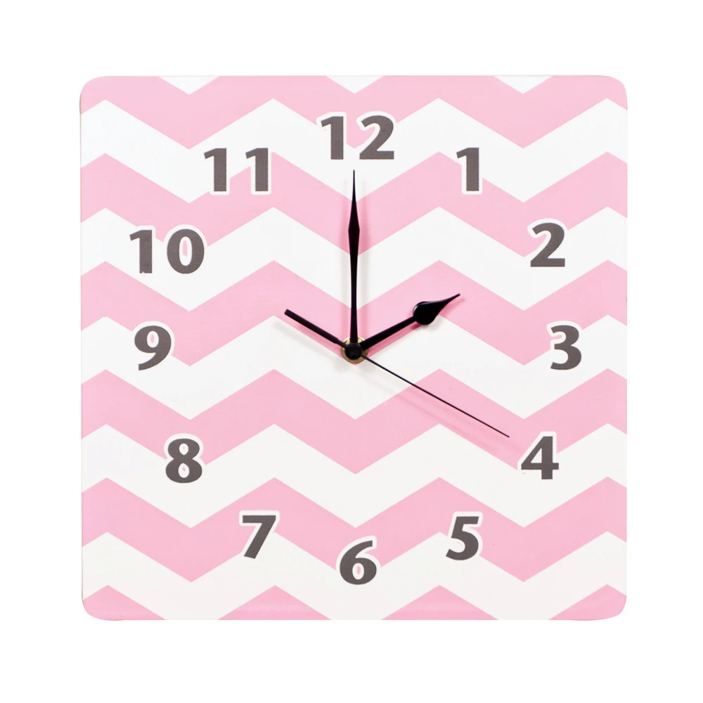 Trend Lab Pink Sky Chevron Wall Clock | Дом и сад