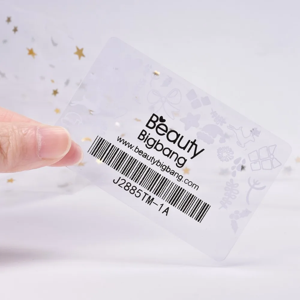 BeautyBigBang 10 шт. штамповочная пластина для ногтей скребок стемпинга Искусственный
