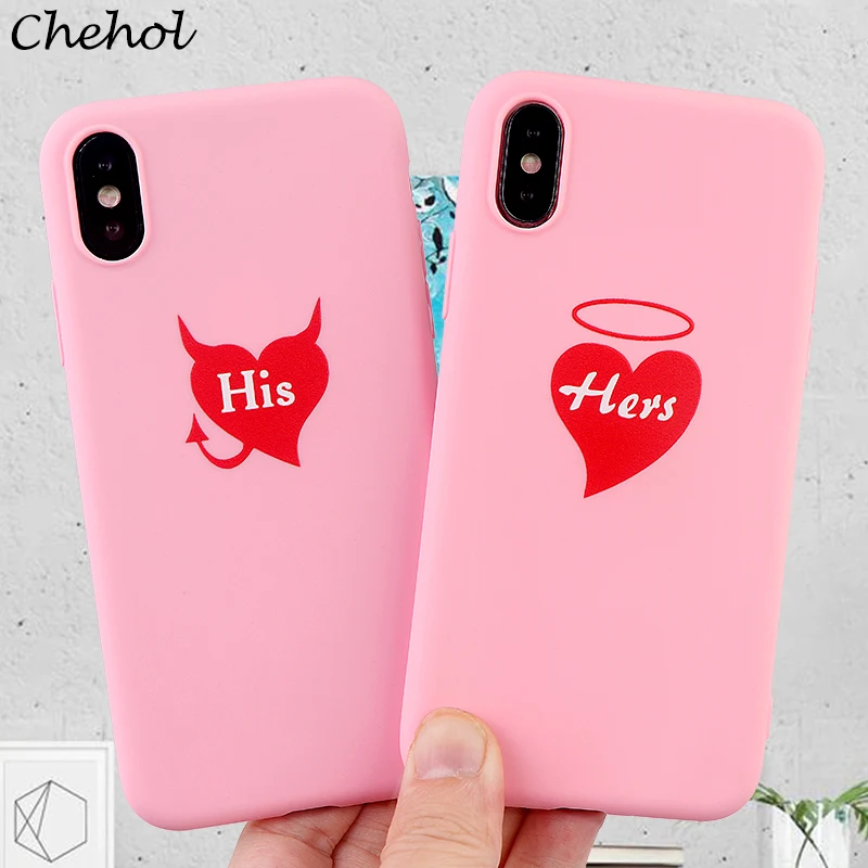 Couple Phone Cases for IPhone X XS MAX XR 8 7 6 S Plus Case Fashion Shell Soft Silicone Fitted Mobile Covers Accessories |