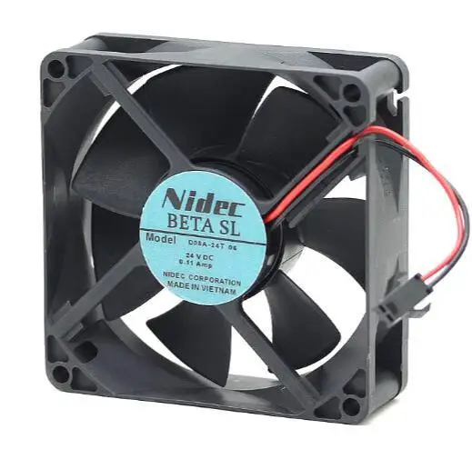 Оригинальный D08A 24TU 80*80*25 мм 8 см DC 24V 0.11A 2 провода ABB преобразования частоты