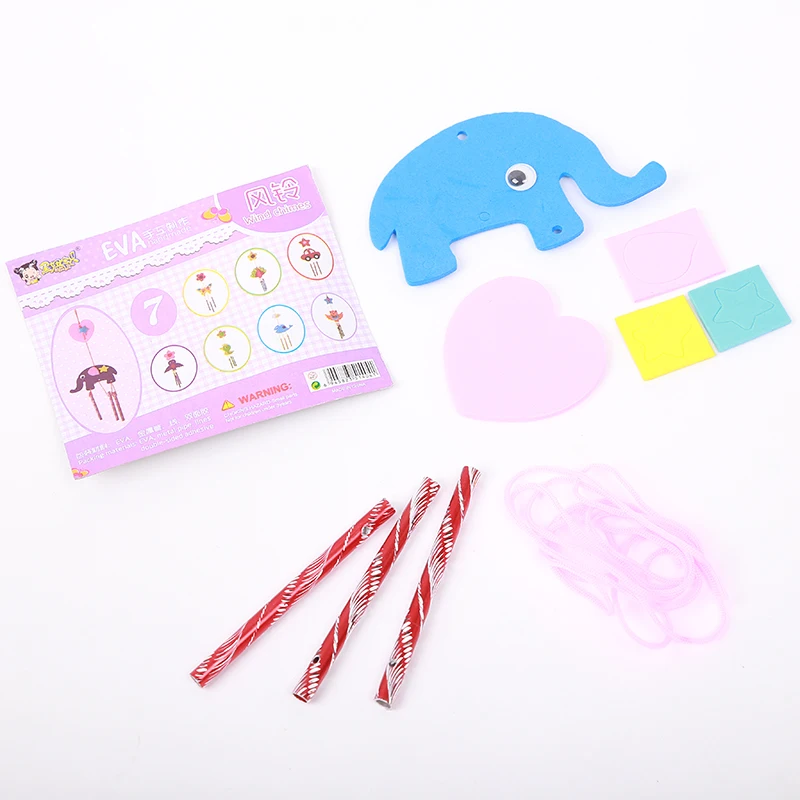5 шт. Детский DIY колокольчики ветряные Развивающий пазл игрушки для детей наборы