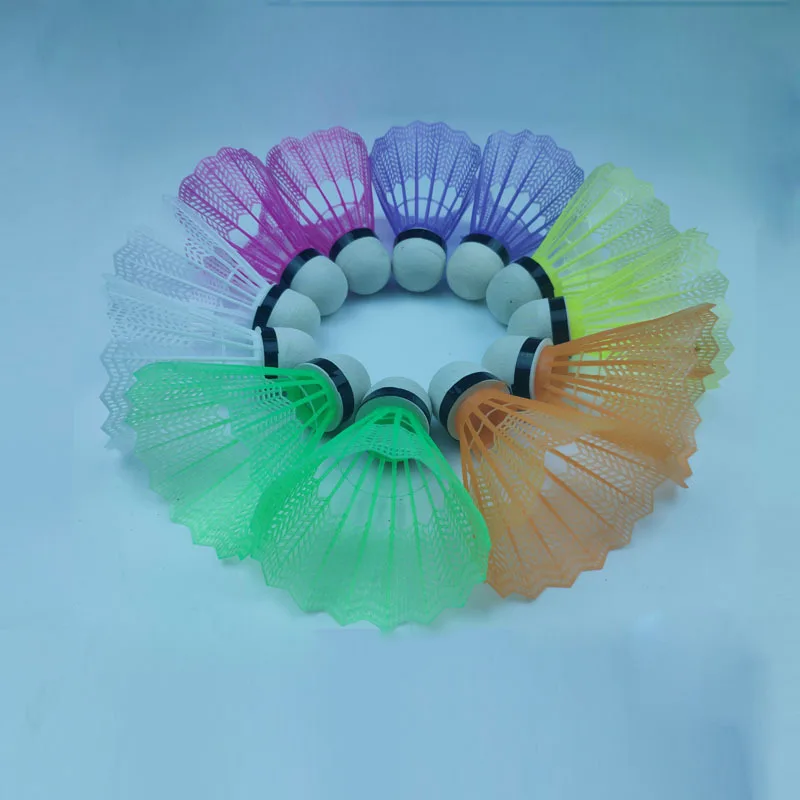 12Pcs Badminton Shuttlecock Colorful Nylon Outdoor Balls Sports Accessories Q1332CMB | Спорт и развлечения