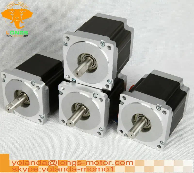 

EU Free ship[3-8days ship] 4 PCS Nema 34 Stepper Motor 1090 oz.in 98mm 4A 34HS9840 CNC Robot Foam Plastic Metal XYZ
