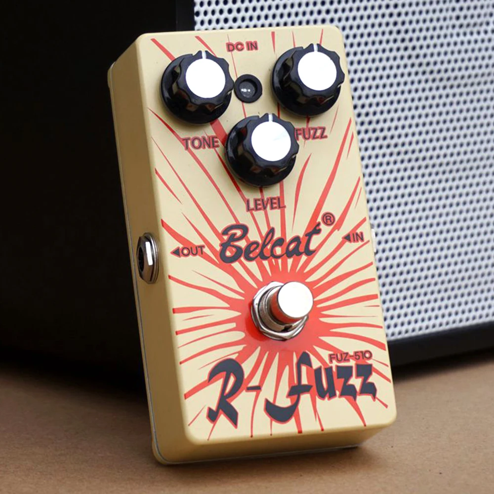 Belcat FUZZ педаль эффектов для электрогитары реальная байпас фотография с эффектом