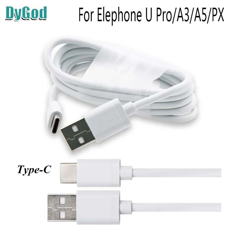 USB-кабель DyGod для Elephone P11 U Pro A3 A5 PX U2 S8 Z1 M3 Type-C зарядный кабель универсальный