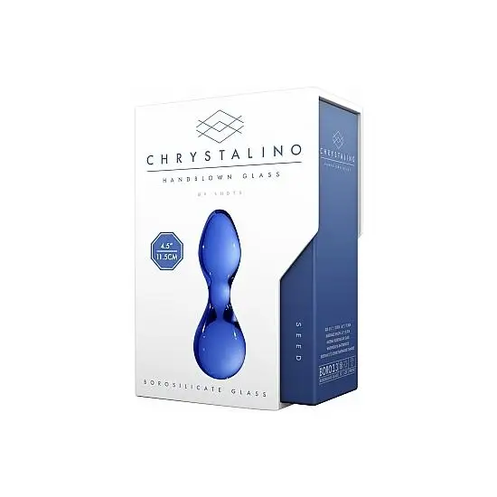 Cristalino Seed Blue мастурбатор Parejas материал антибактериальный ENVIO DISCRETO|Мастурбаторы и