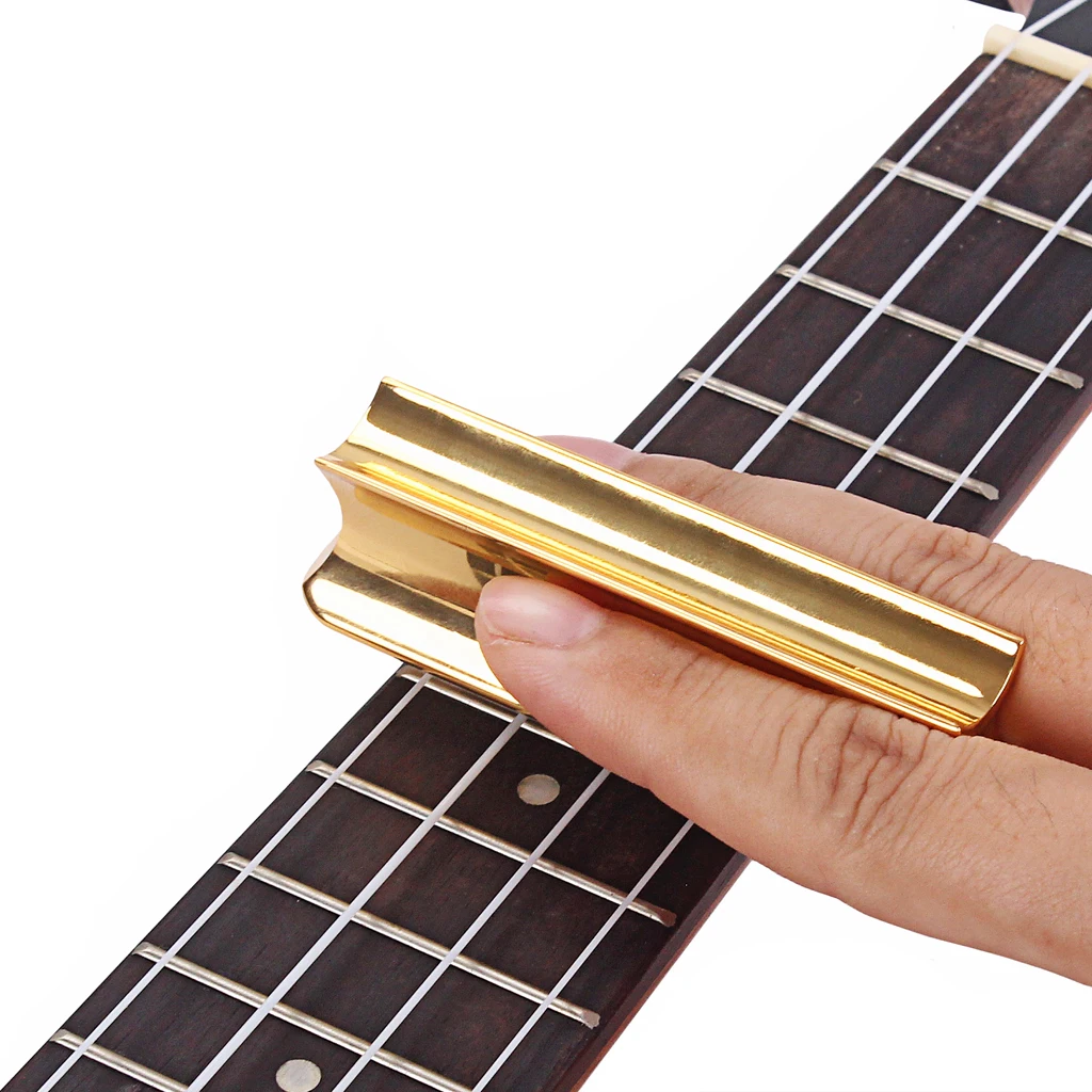 Золотая нержавеющая сталь Lap Slide Tone Bar Stick для гитары про игроков Гавайская
