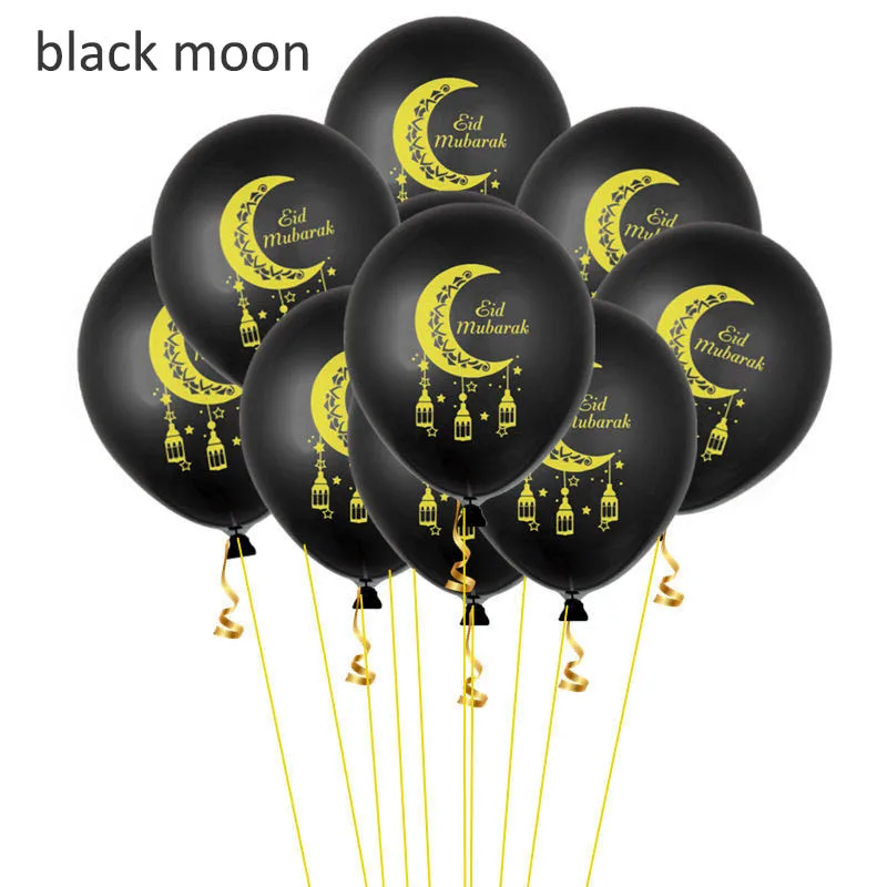 Исламский новогодний декор шар Happy Eid латексный 10 шт. товары для Рамадана 12 дюймов