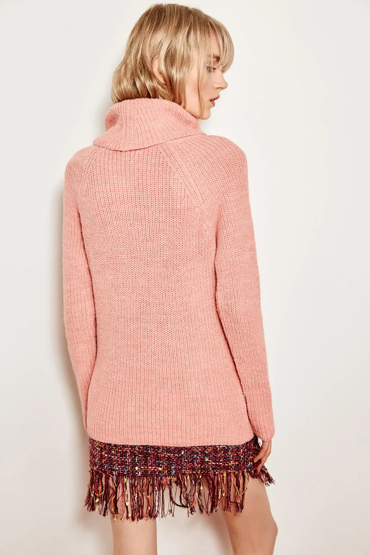 Trendyol Fishing Neck Sweater Pink TCLAW19TI0336 |