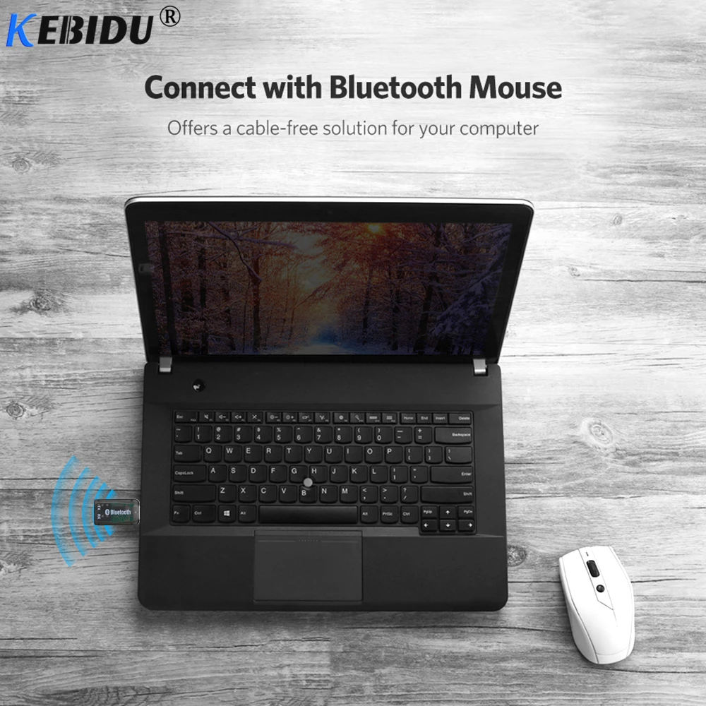 KEBIDU беспроводной usb адаптер Bluetooth 4 2 приемник передатчик Ключ Музыка Звуковой для