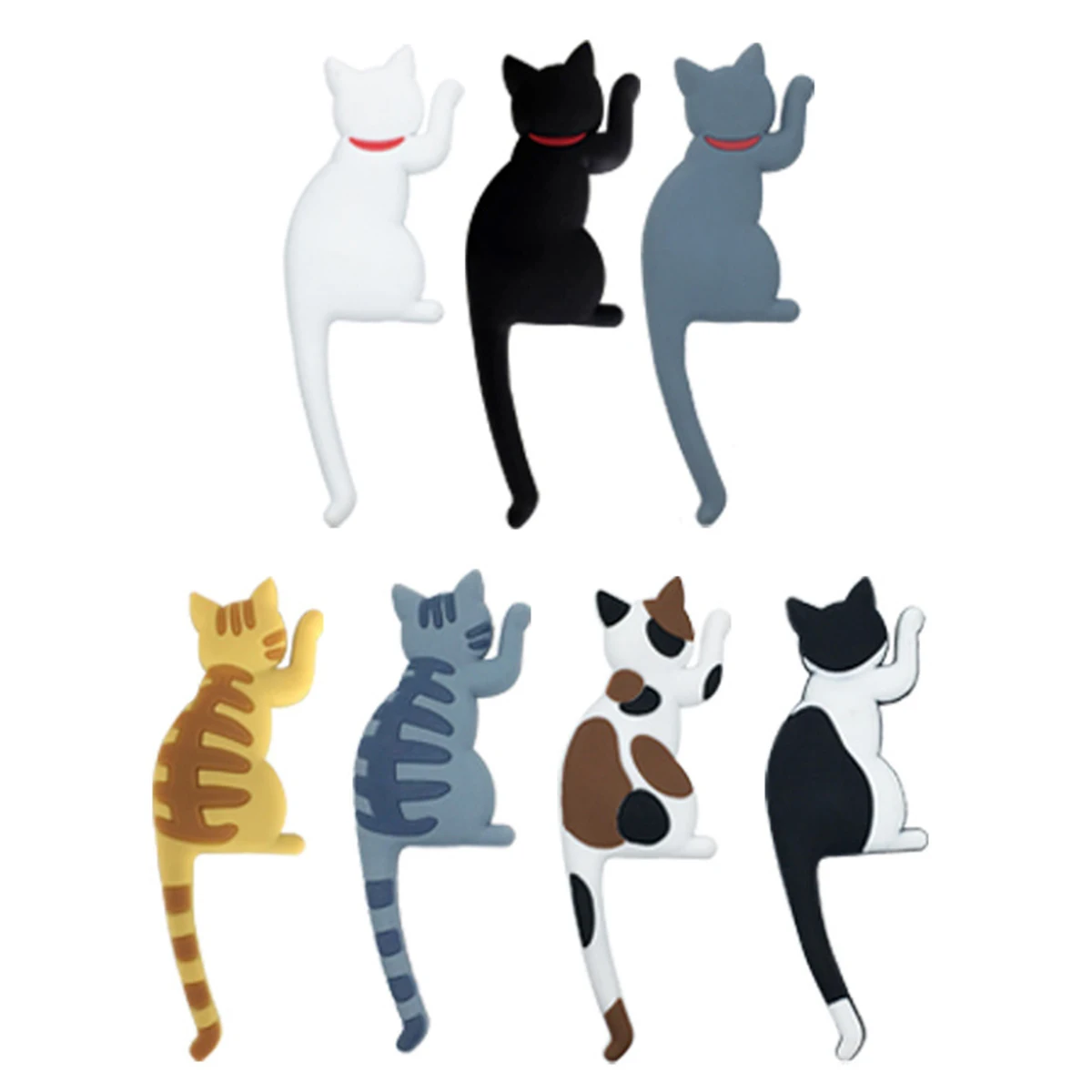 Подвесная дверная вешалка для одежды держатель сумки милый Магнитный Крючок