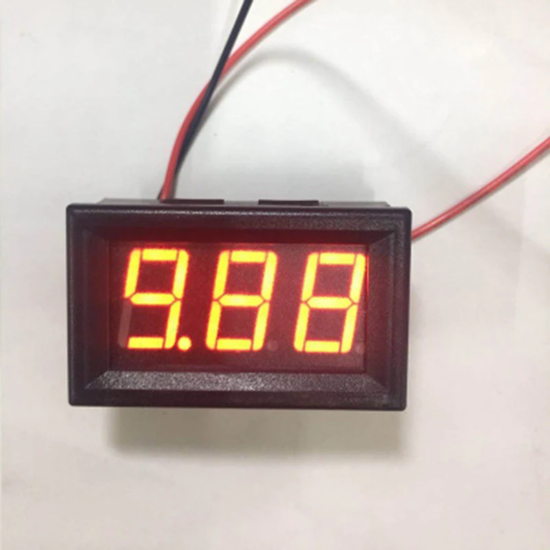 0 36 дюймовый DC 4 5 30 V двухлинейный вольтметр синий/красный/зеленый светодиодный