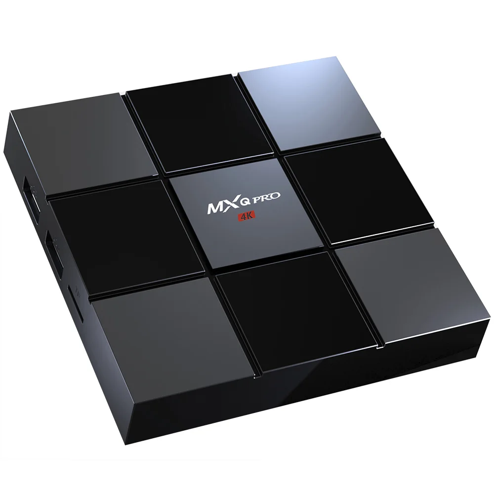 MXQ PRO Android 7 1 ТВ коробка ZXIC ZX296716 2 ГБ DDR3 + 32 EMMC 2.4g WiFi Media Player Поддержка 4 К H.265 100 Мбит/с