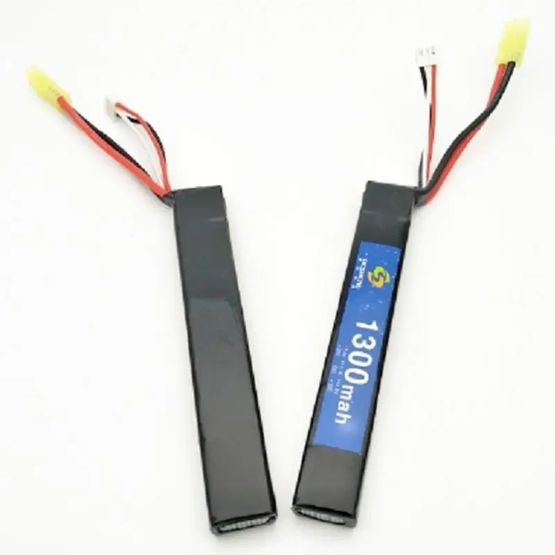 Аккумулятор для реплики AEG 7 4 V 1300 MAH LI-PO типа перезаряжаемая палка 18568 страйкбола |