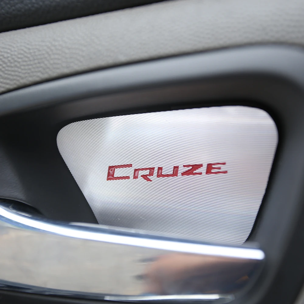 Наклейки на внутреннюю дверь автомобиля из алюминиевого сплава для Chevrolet Cruze Sedan