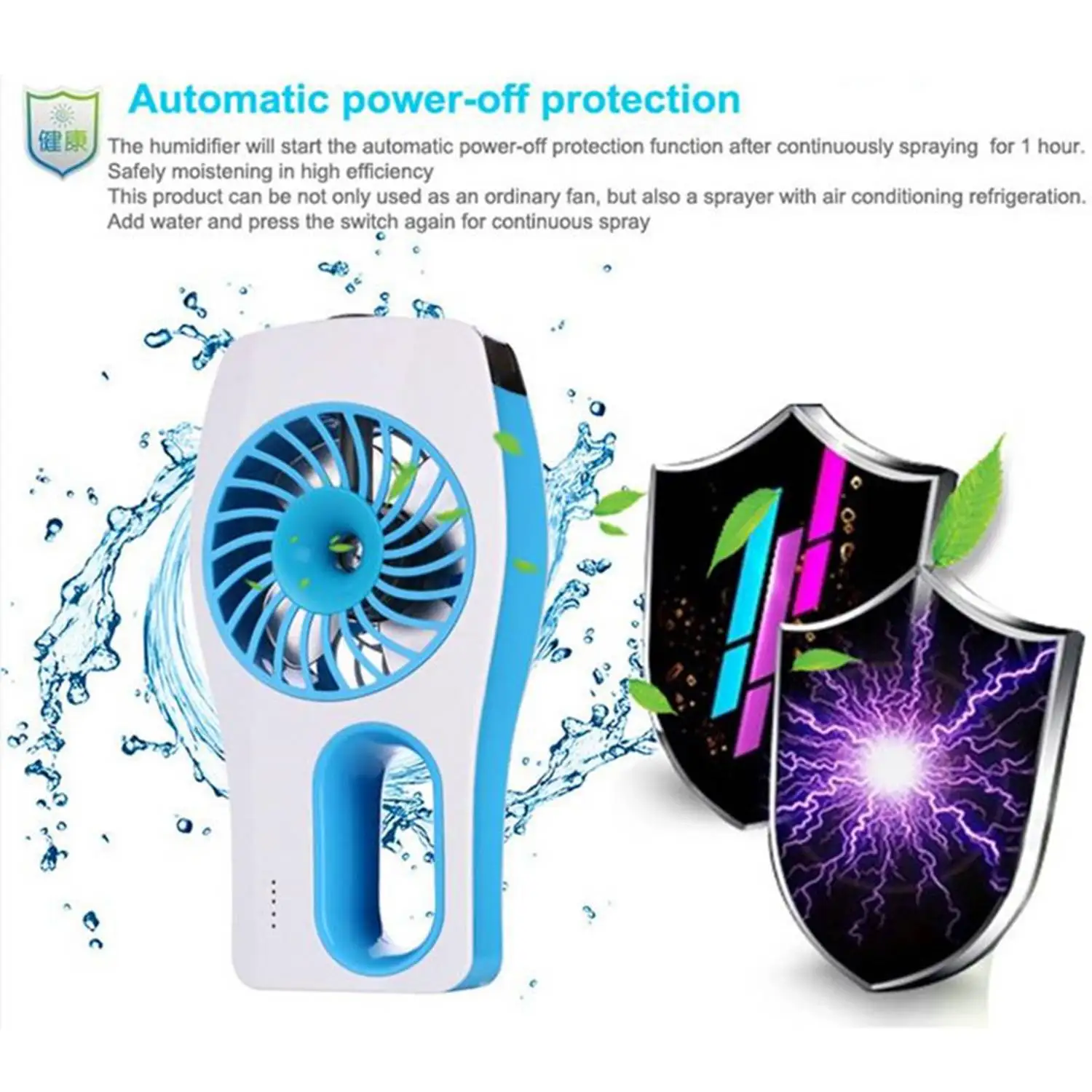 Мини-вентилятор для запотевания Встроенный перезаряжаемый usb-вентилятор ручной