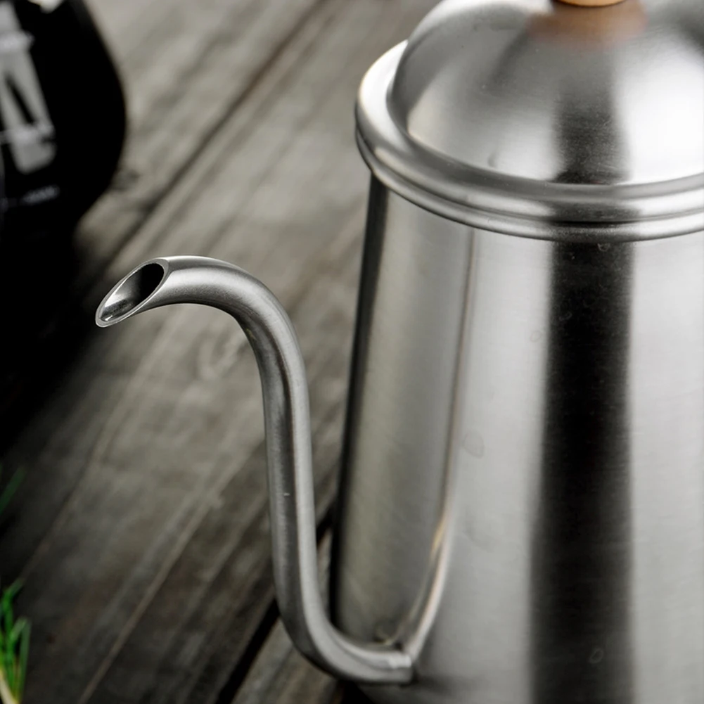 650 мл гусиная шея Drinkware чайник кофейник носик Pour over утолщение нержавеющая сталь