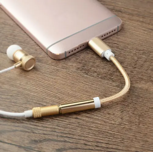 Type-C USB конвертер в 3 5 мм стерео аудио Aux Femal адаптер кабель для наушников |
