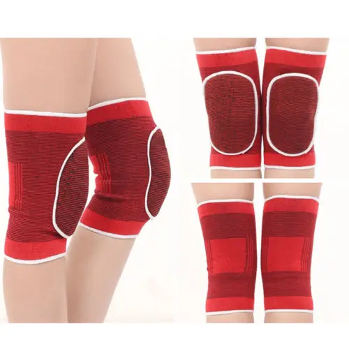 Solid Color Adult Knee Pads Dance Breathable Kneepad Brace Support Leg Elbow Protect Yoga 2Pcs | Спорт и развлечения