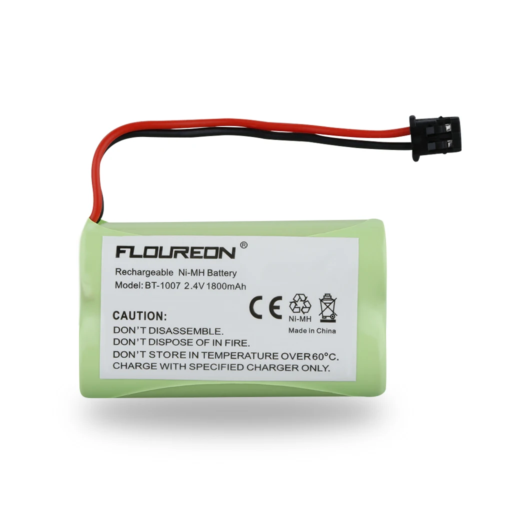 2 шт. батарея 4 V 1800mAh Ni MH Аккумуляторная для Uniden BT 1007 1015 DECT1580|Перезаряжаемые
