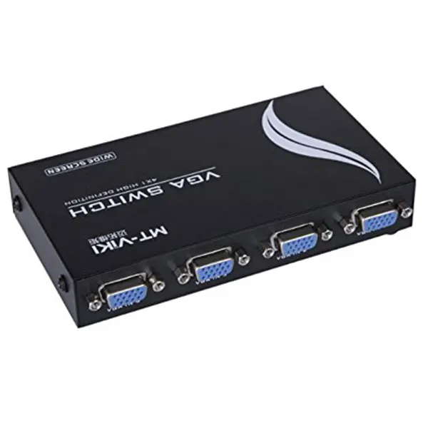 4 порта VGA переключатель коробка Видео Селектор входа в 1 выход авто