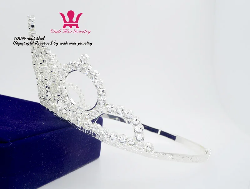 Zircon Tiara Crystal Rhinestone Crowns Bridal Wedding Hair Accessories Princess Queen Formal Party Prom Night Clup Show mo190