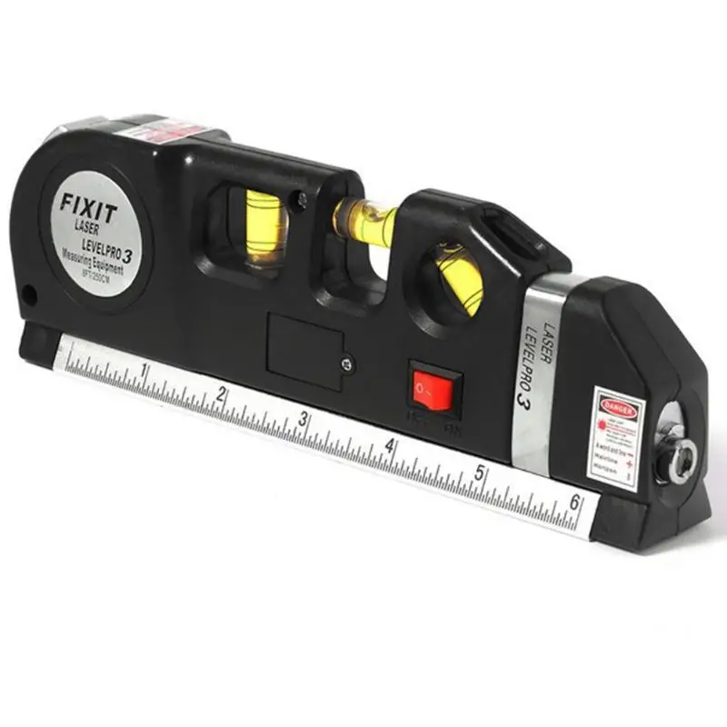 Multi-functional Infrared Laser Level Ruler Horizontal Meter Tape Scale Measure Instrument Vertical Equipment | Инструменты