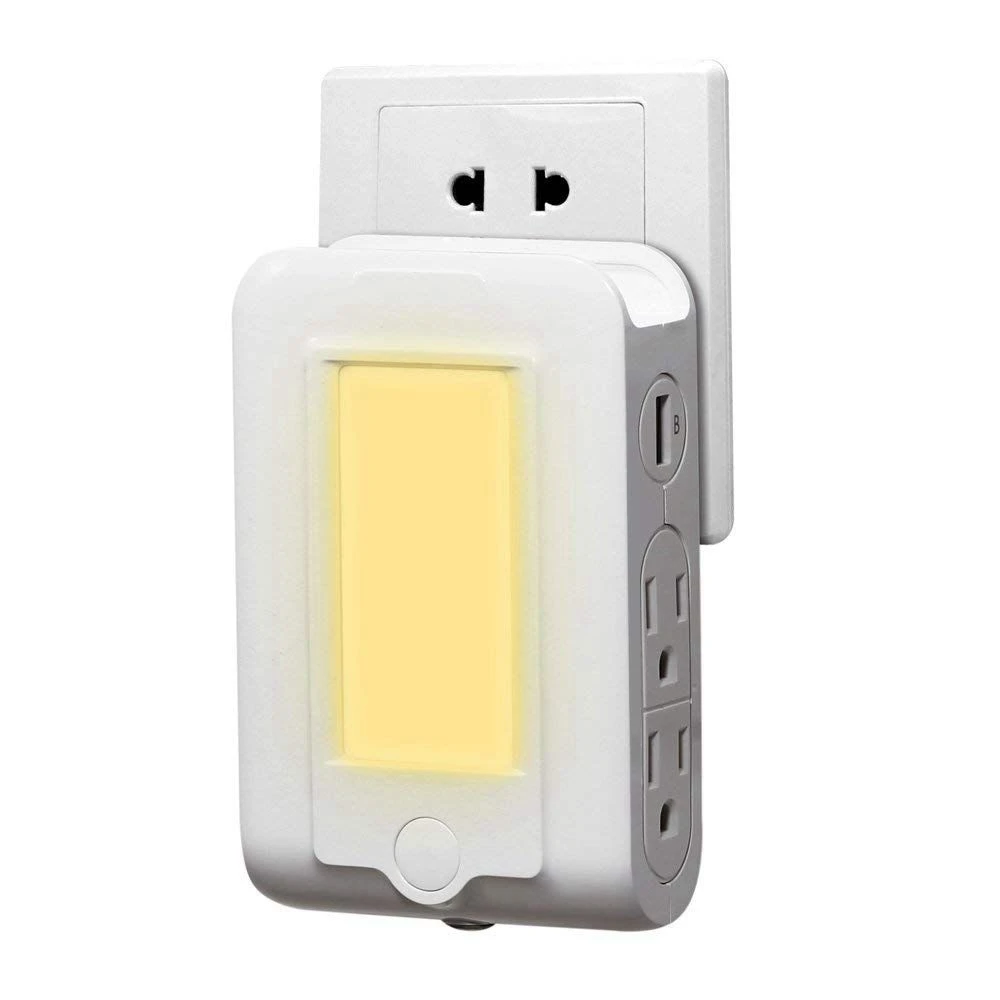 Настенное зарядное устройство с 4 выходами переменного тока двумя usb-портами для