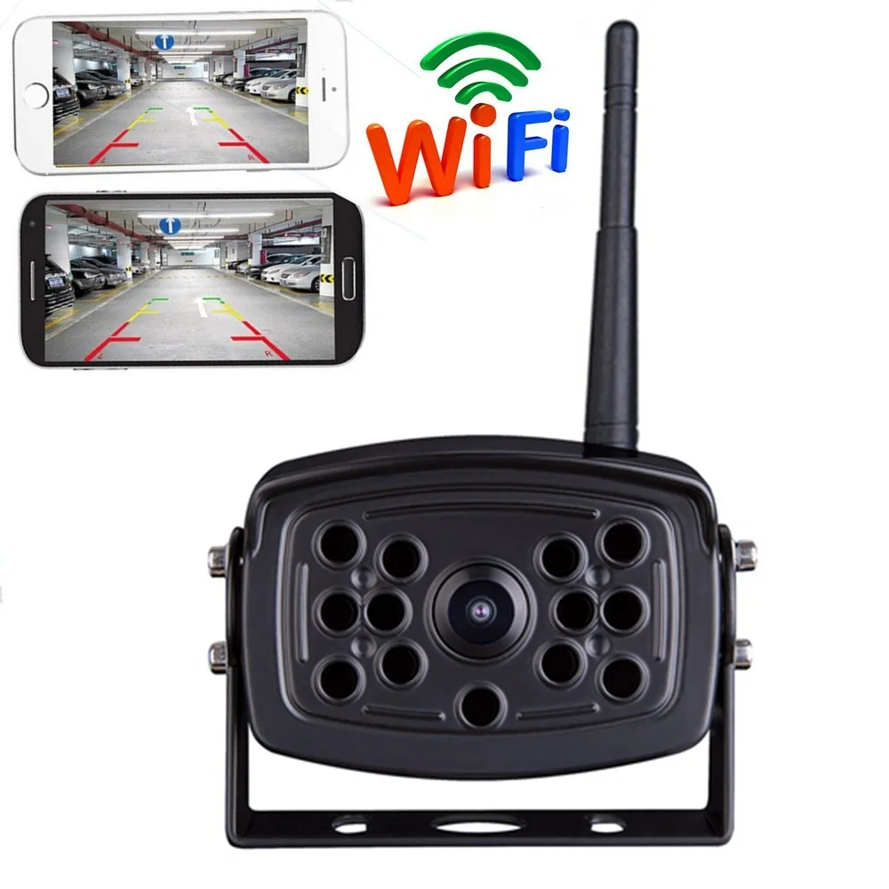 Wi Fi Беспроводной сзади автомобиля Камера ничего не мешает прозрачная защитная