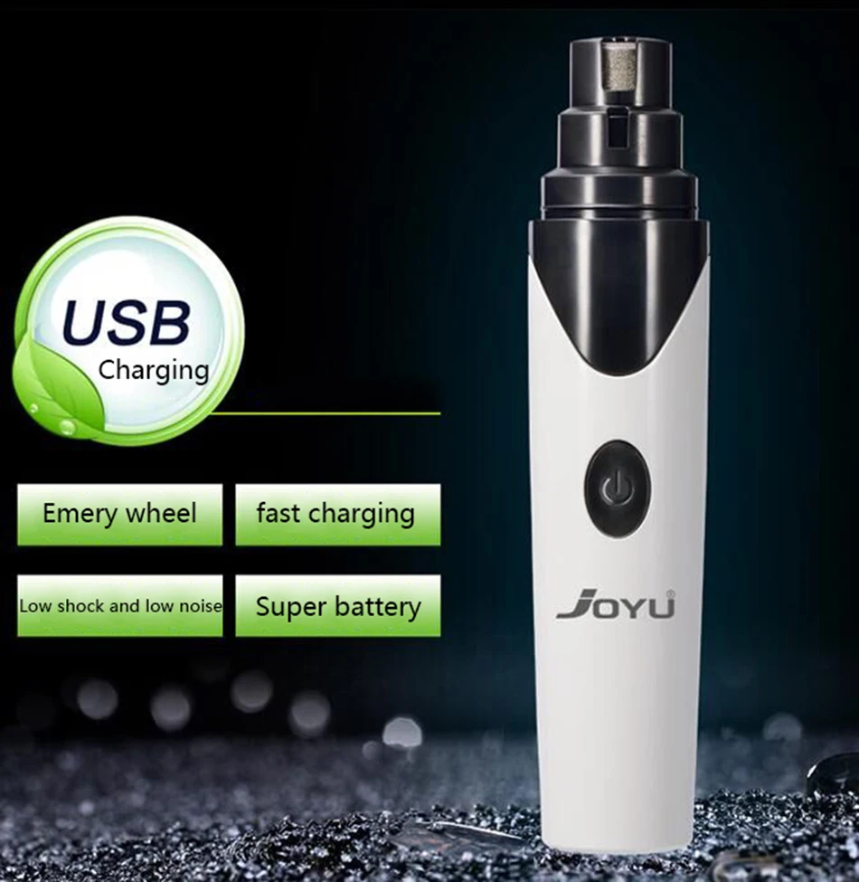 Собака Кошка машинка для стрижки ногтей Перезаряжаемый USB триммер волос котенок